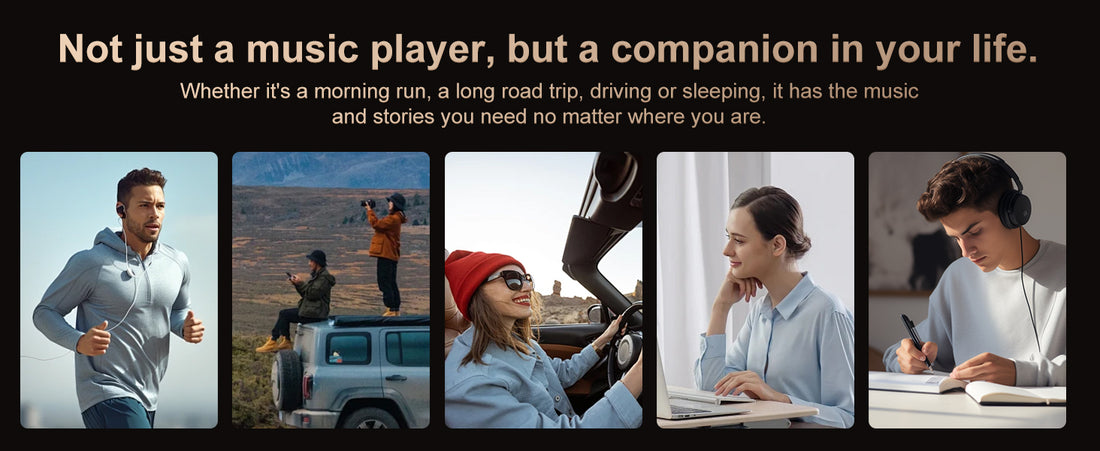 Hi-Fi MP3 Player with Bluetooth & WiFi – 64GB