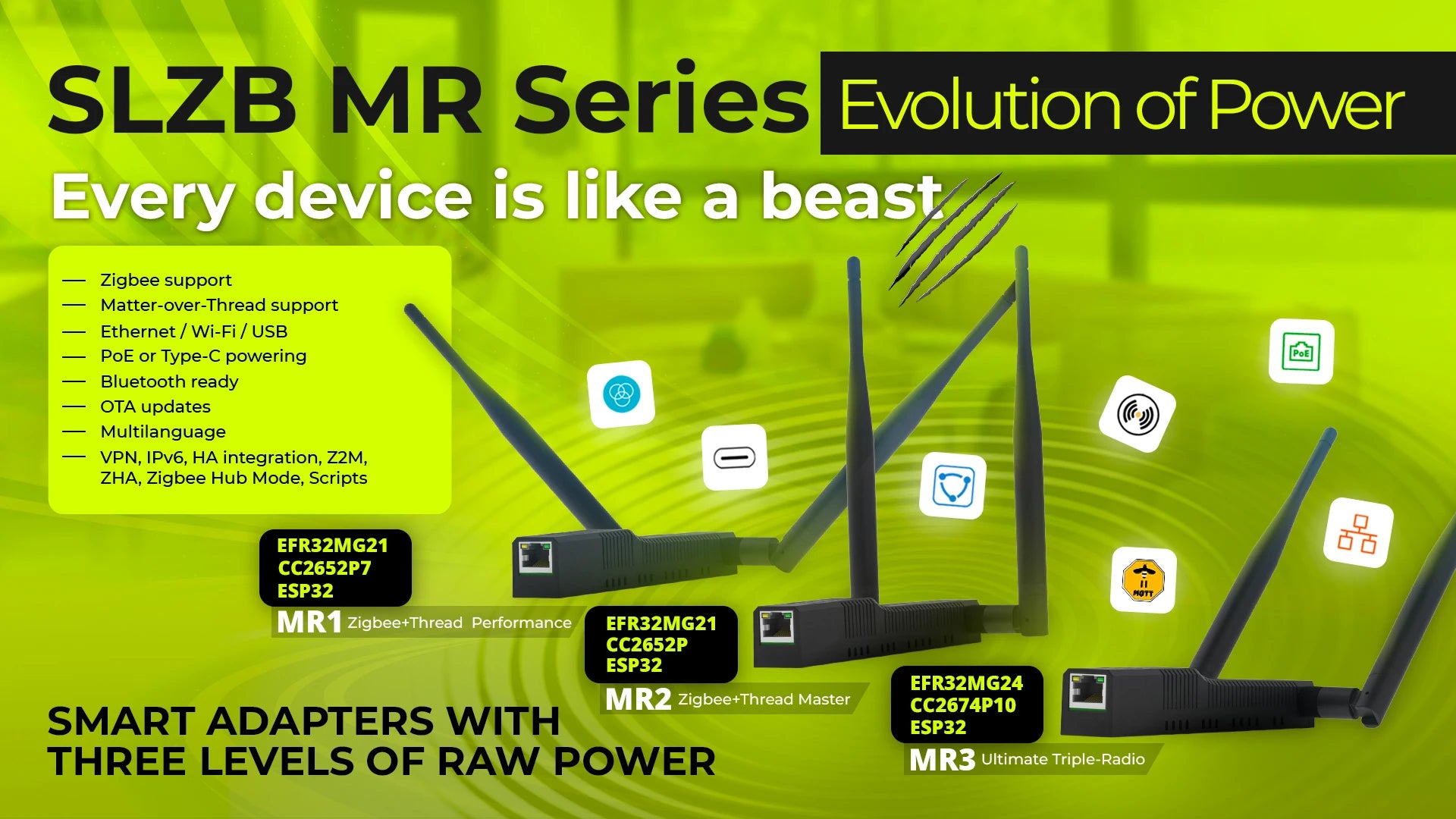 SMLIGHT SLZB-06 Zigbee 3.0 Gateway – Ethernet/USB/WiFi with PoE