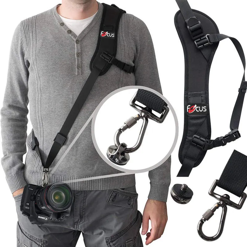 High Quality Focus F-1 Shoulder Camera Strap Quick Carry Speed Sling