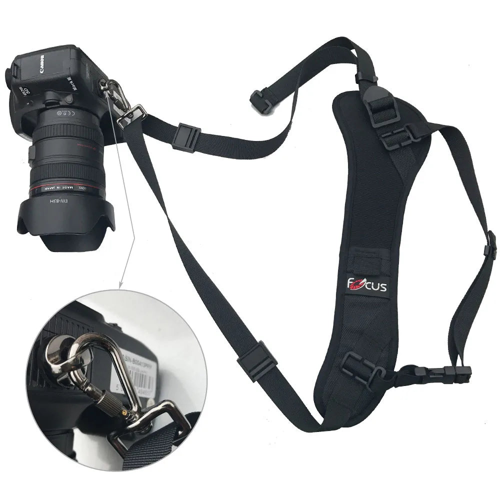 Focus F-1 Quick Carry DSLR Shoulder Strap – Black