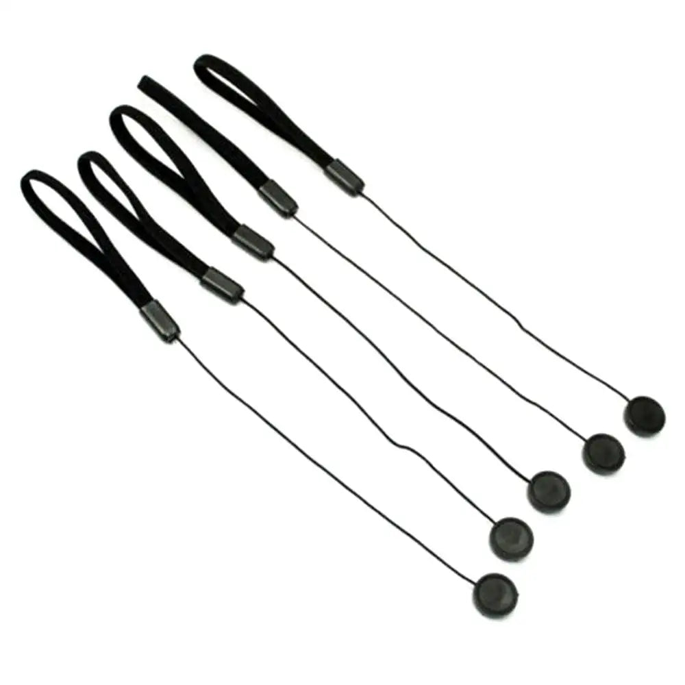 HitTime 5Pcs Camera Lens Cover Cap Holder Strap Lanyard Rope