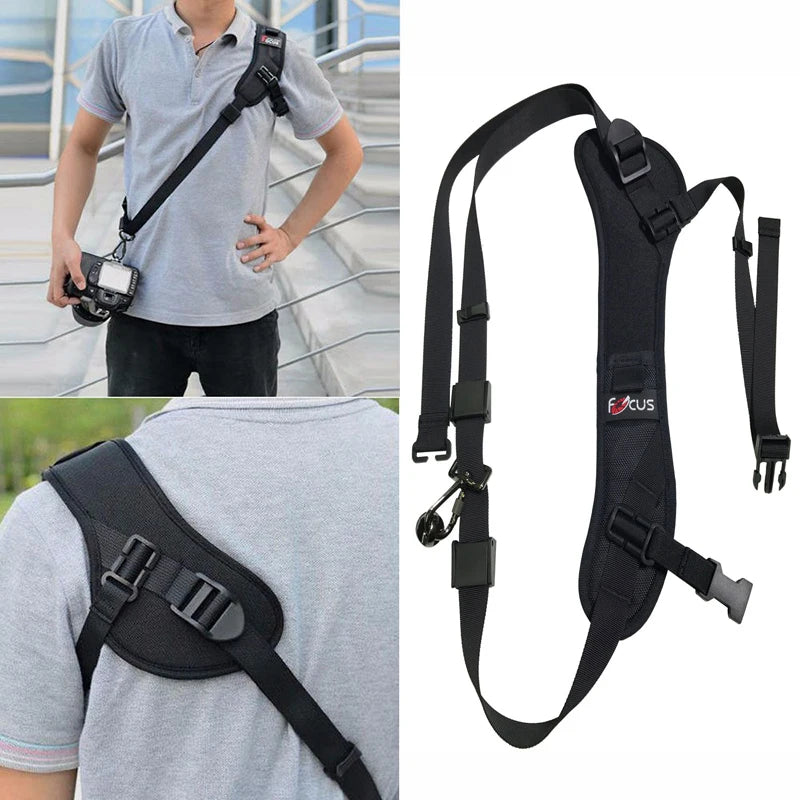 Focus F-1 Quick Carry DSLR Shoulder Strap – Black