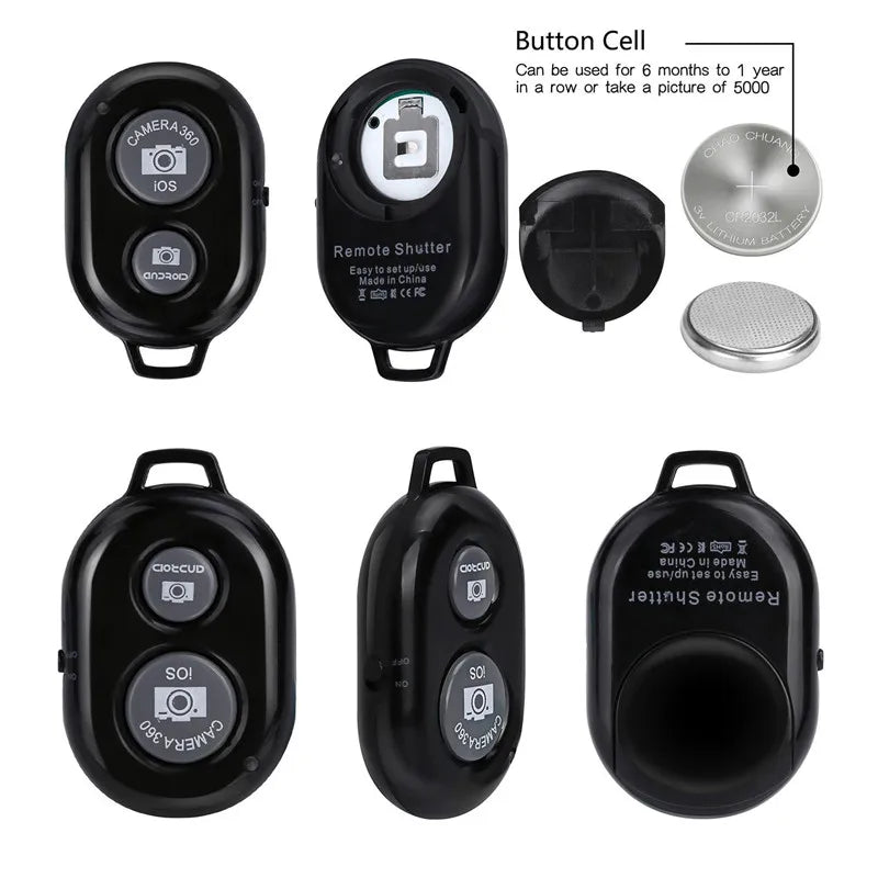 Mini Bluetooth Selfie Remote for iOS & Android