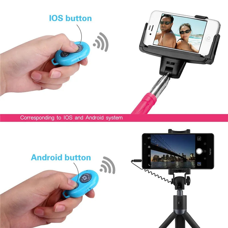 Mini Bluetooth Selfie Remote for iOS & Android