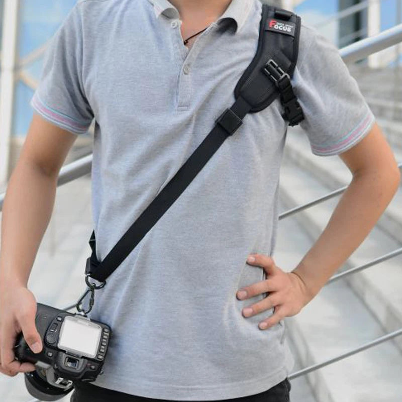 Focus F-1 Quick Carry DSLR Shoulder Strap – Black