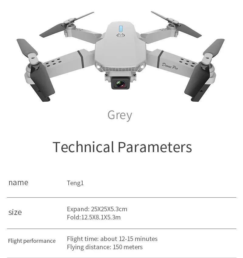 2024 E88 Pro Foldable FPV Drone with 4K Camera