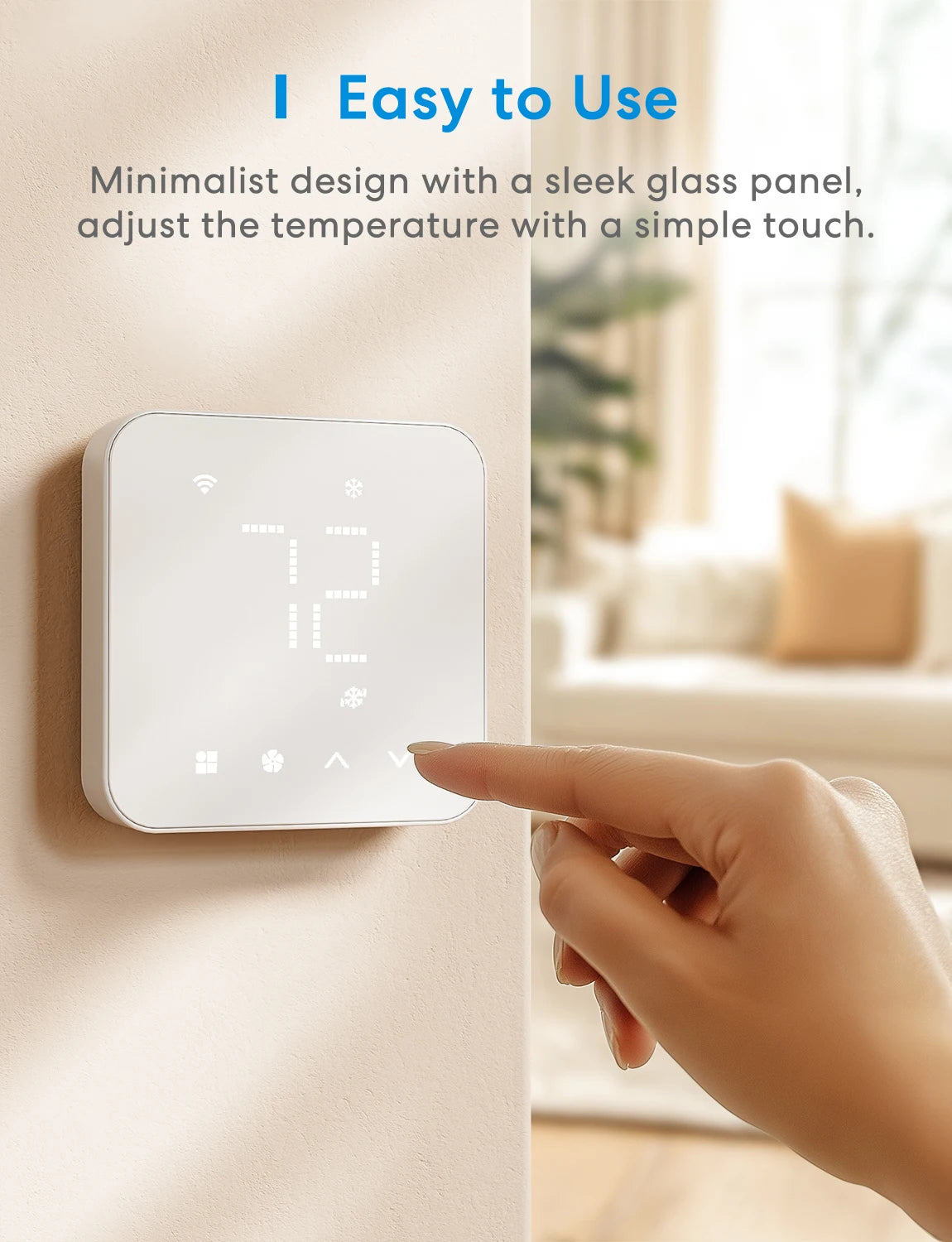 Meross Matter Smart Wi-Fi Thermostat US