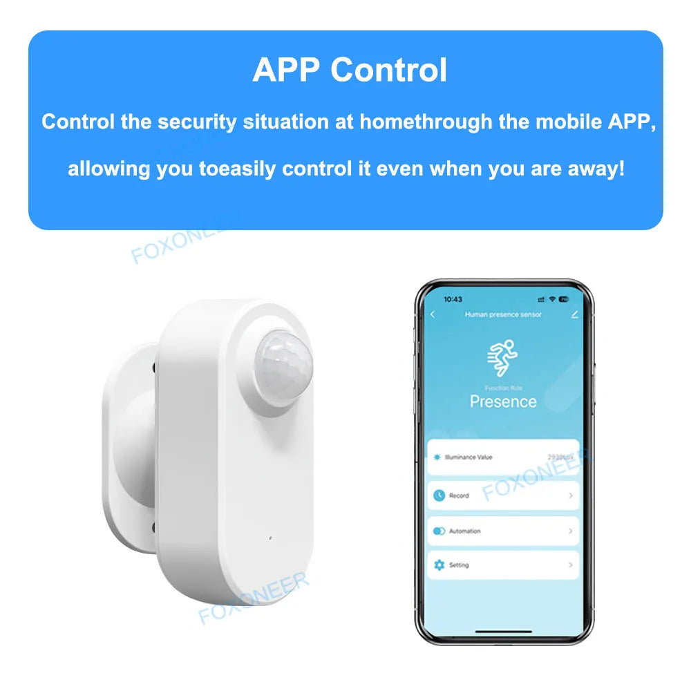 Zigbee Human Presence & Motion Sensor