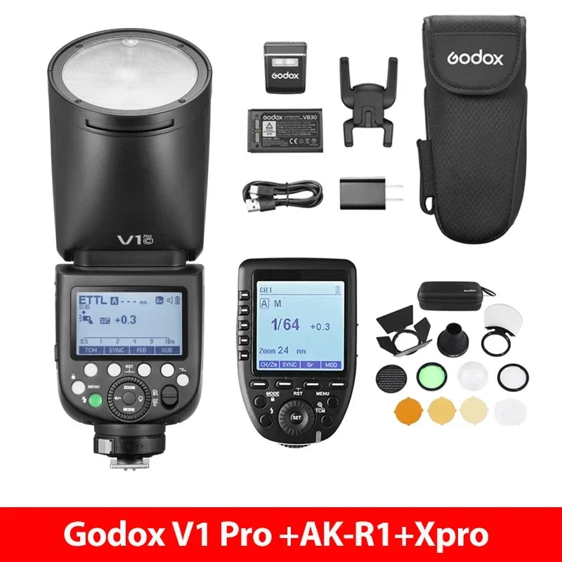 Godox V1 Pro TTL Round Head Camera Flash