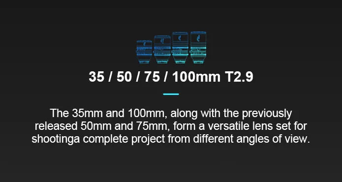 SIRUI Venus 1.6X Anamorphic Lens T2.9 – RF/E/Z/L Mount