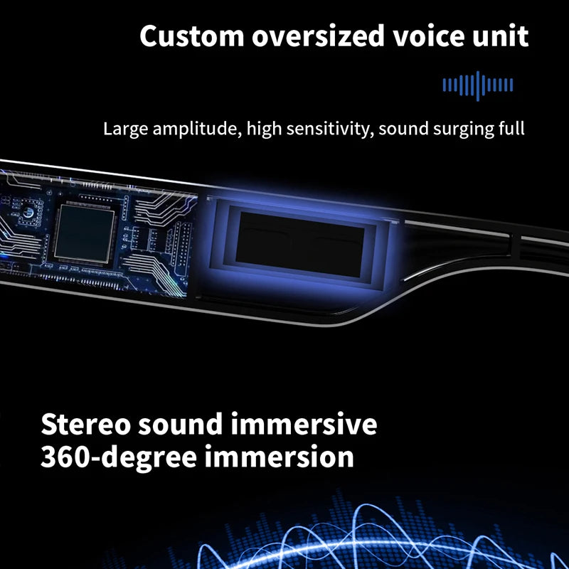 Smart Wireless Bluetooth Sunglasses for Music & Calls