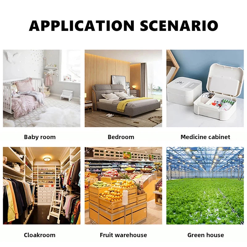 Tuya Zigbee WiFi Temp & Humidity Sensor – 2PCS