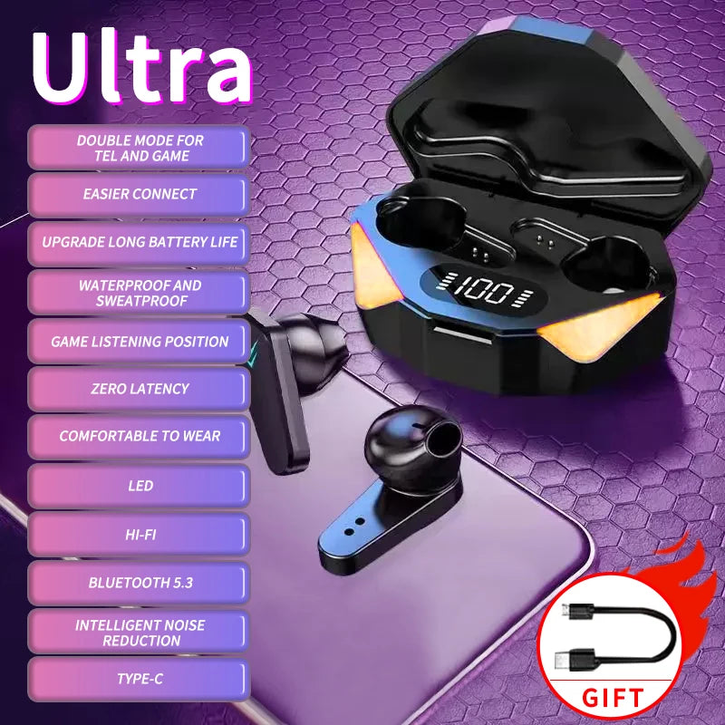 Gaming Wireless Bluetooth Earbuds for Xiaomi & Huawei