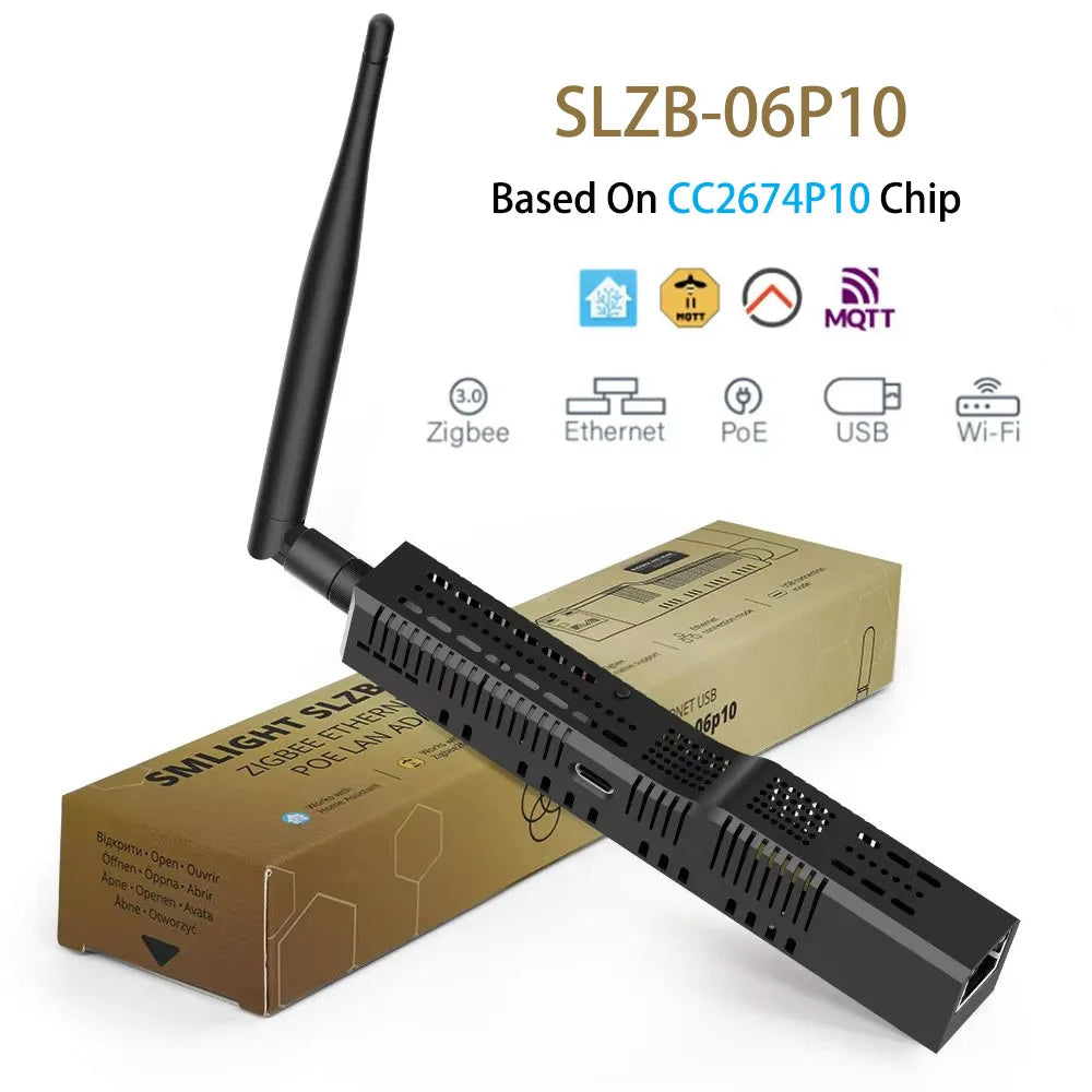 SMLIGHT SLZB-06 Zigbee 3.0 Gateway – Ethernet/USB/WiFi with PoE