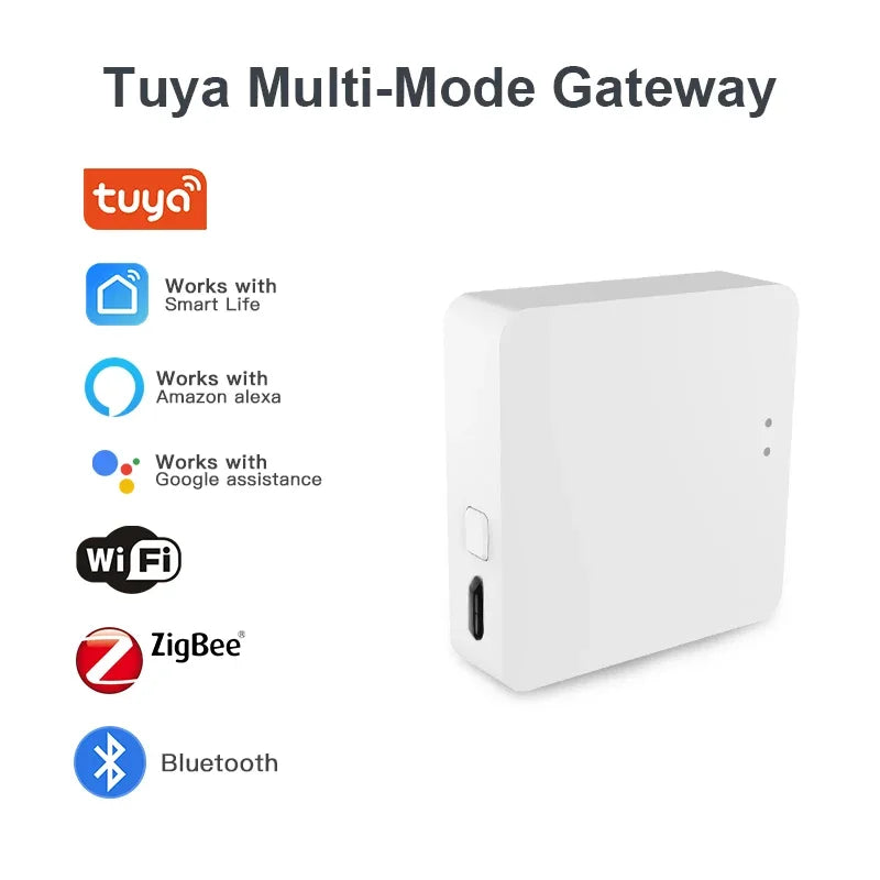 Tuya Zigbee 3.0 Gateway Hub Smart Home Wireless Bridge Smart Life APP Remote Control Automation Device Works with Alexa Google