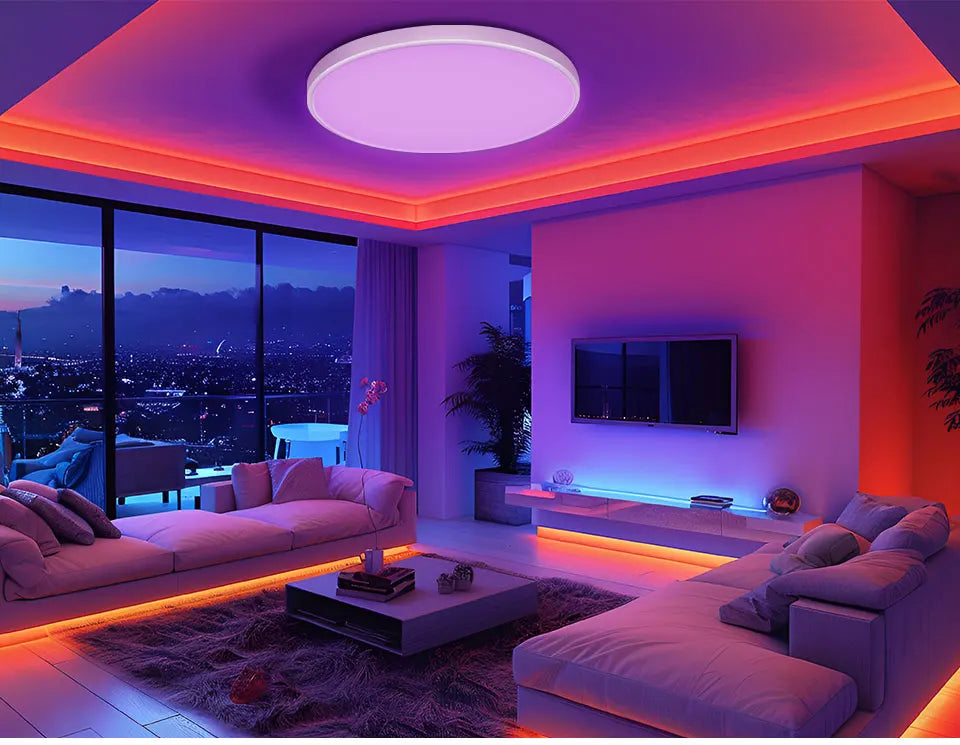 Smart WiFi 24W LED Ceiling Light Round Panel