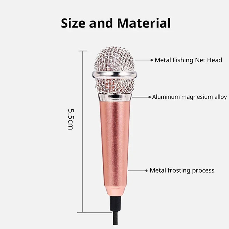 Portable 3.5mm Stereo Studio Mic KT