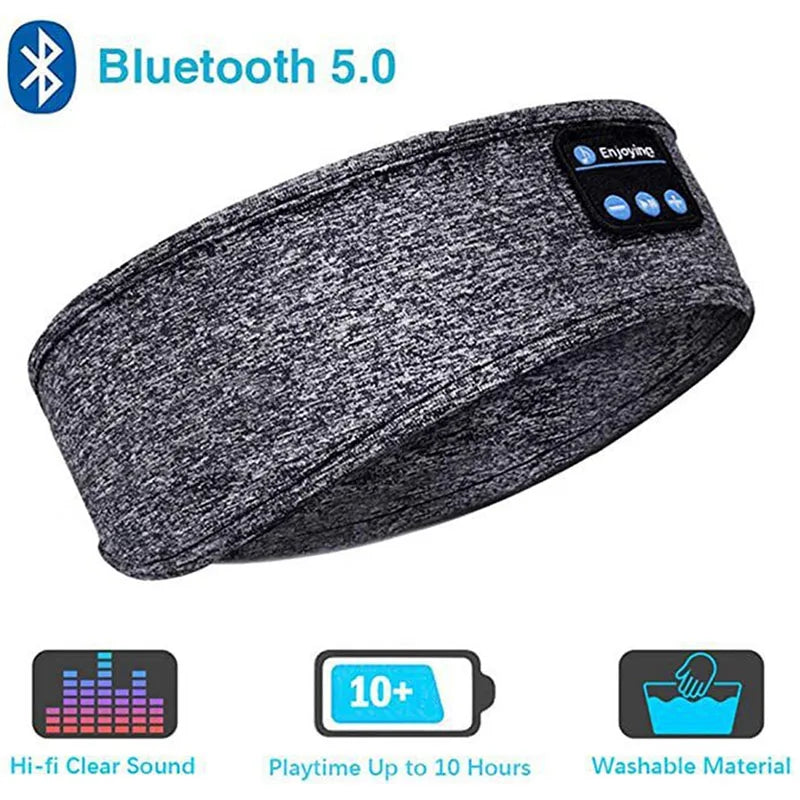 Bluetooth Sports Sleeping Headband Earphones