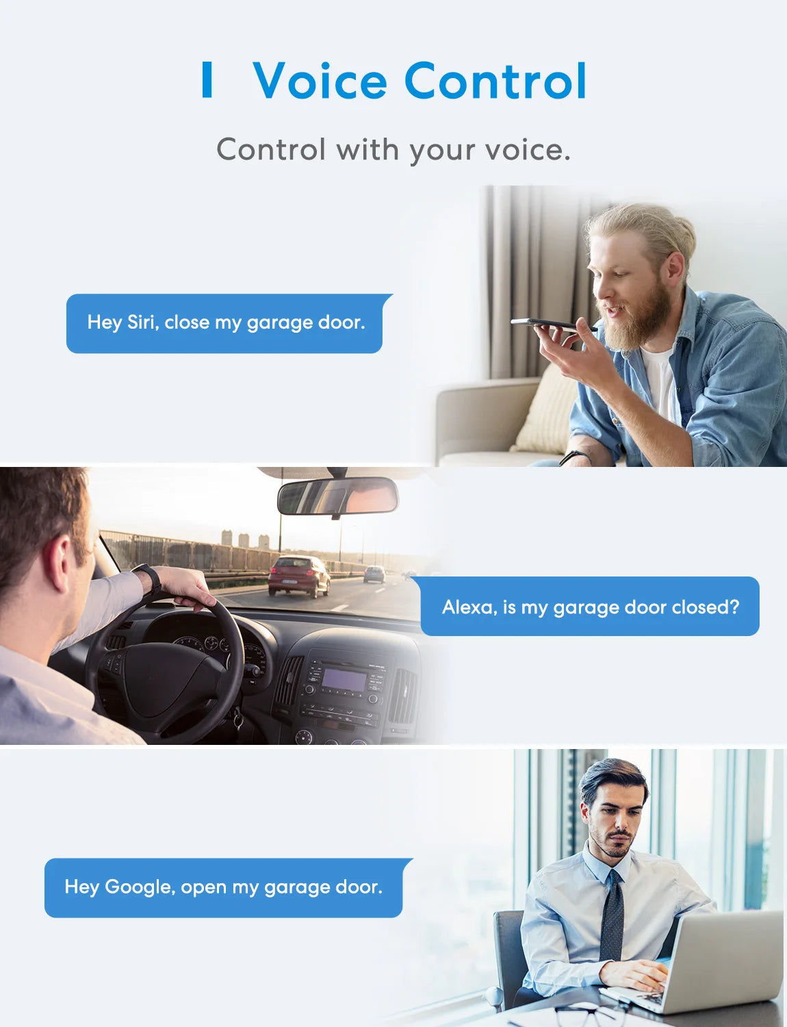 Meross Smart WiFi Garage Door Opener – HomeKit Compatible
