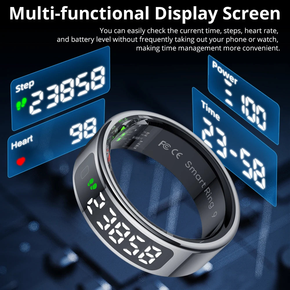 COLMI R12 Smart Ring with Touch Display – 2025