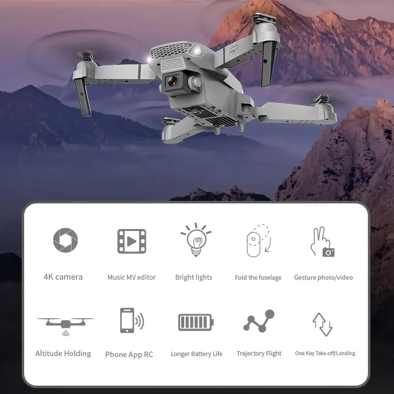 2024 E88 Pro Foldable FPV Drone with 4K Camera
