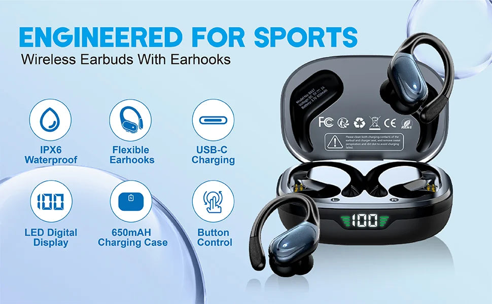 YJ006 Bluetooth Smart Audio Glasses for Sports & Driving