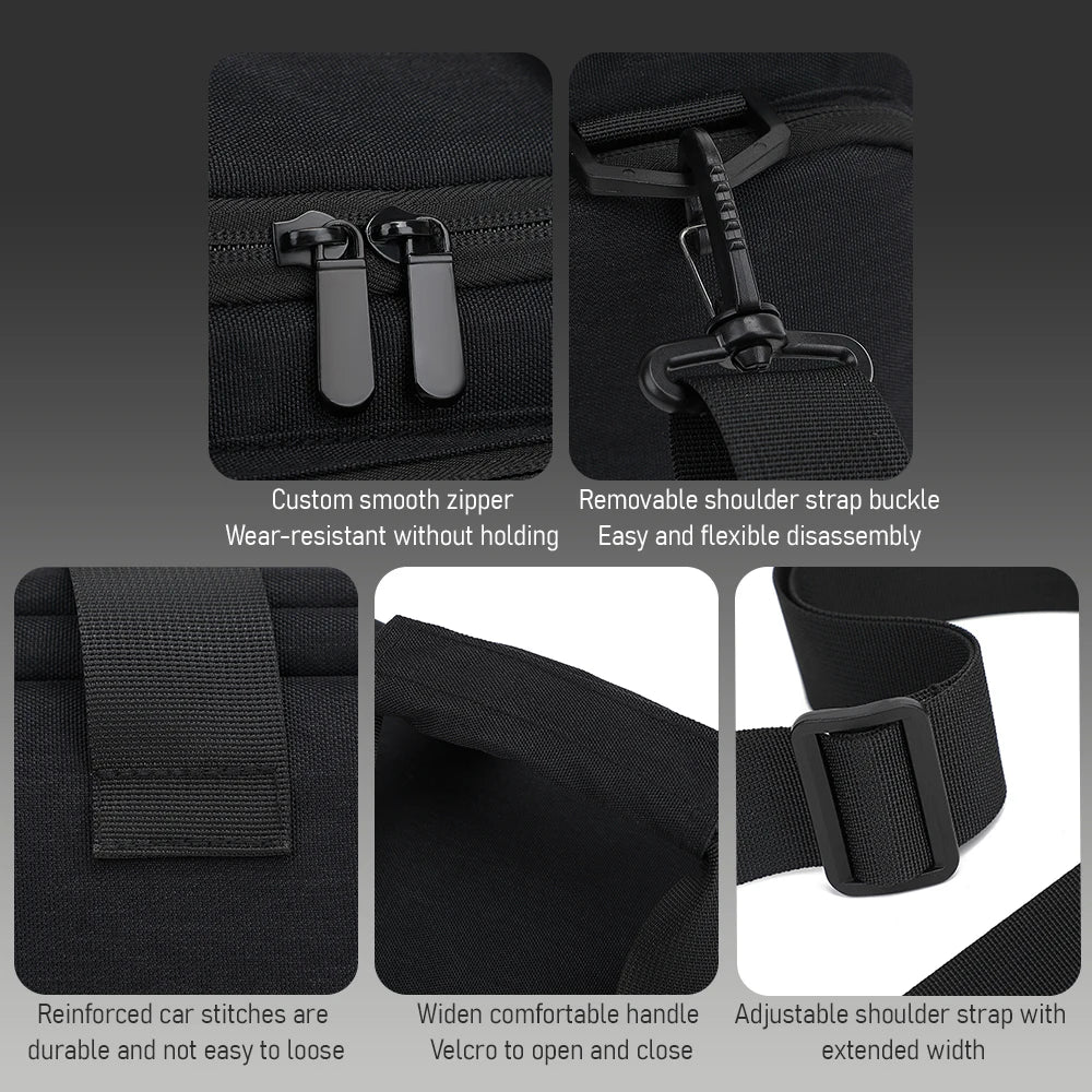 Camera Bag Travel Camera Shoulder Bag Water-resistant Shock-proof for Mirrorless Camera w/ Removable Dividers And Shoulder Strap