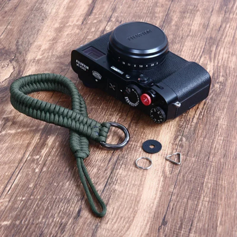 Paracord Braided Camera Wrist Strap for DSLR