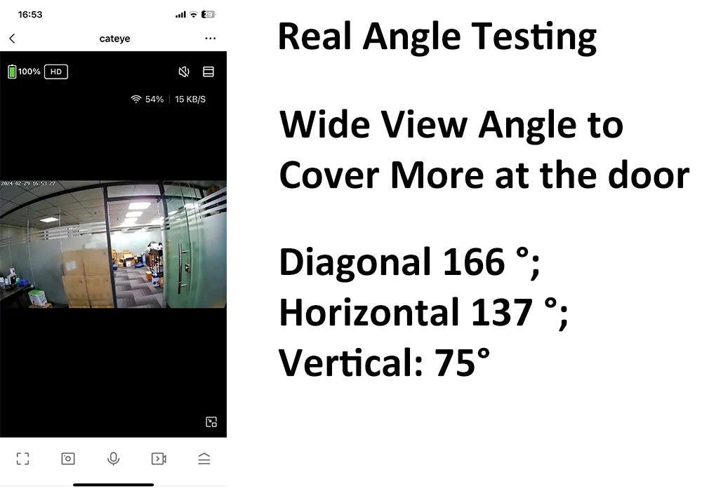 Tuya WiFi Smart Doorbell Camera