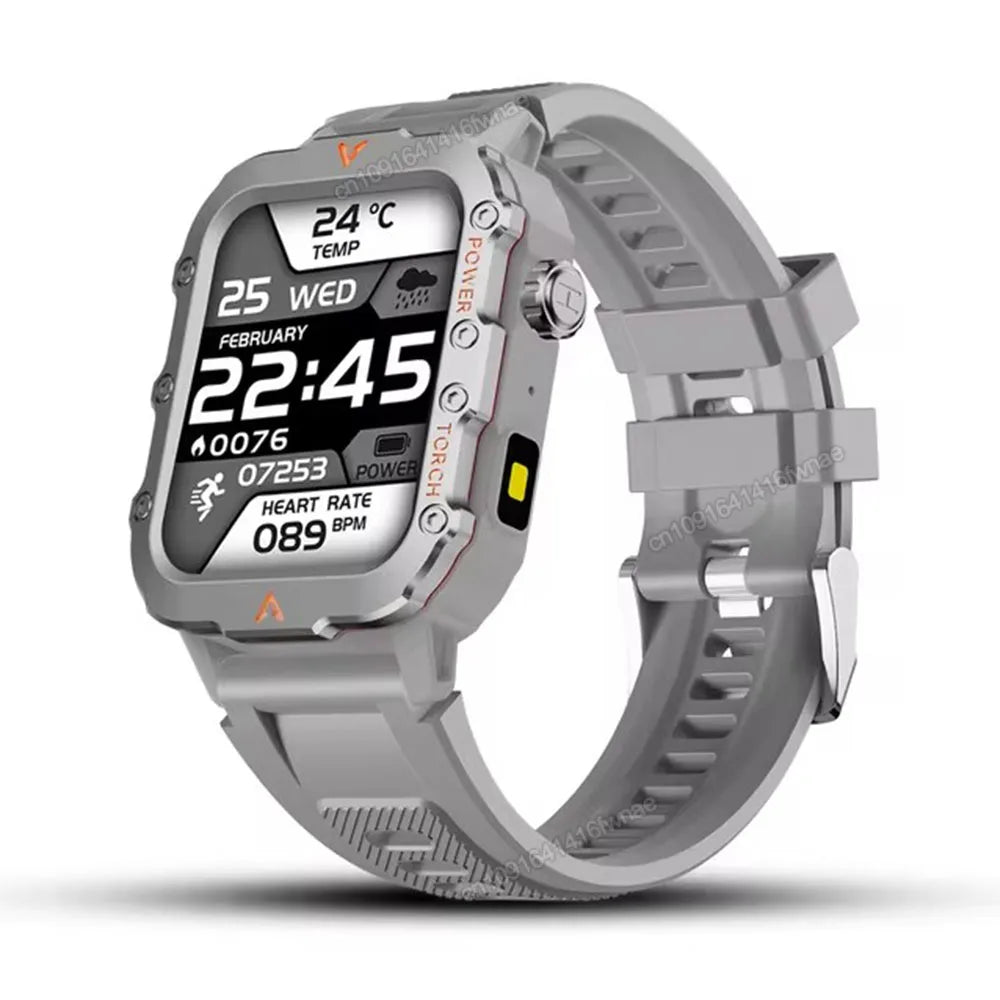 2025 Rugged Military GPS Smartwatch