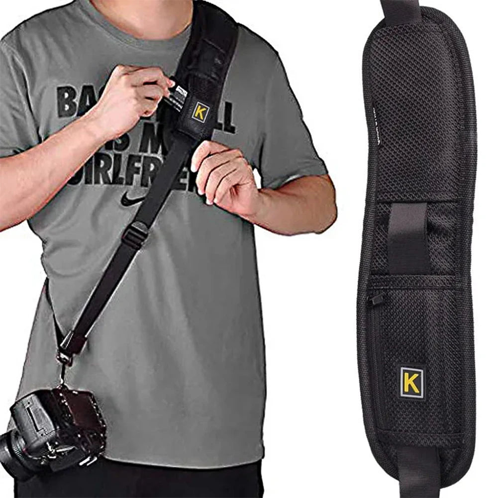 Adjustable Camera Shoulder Strap with Quick Release