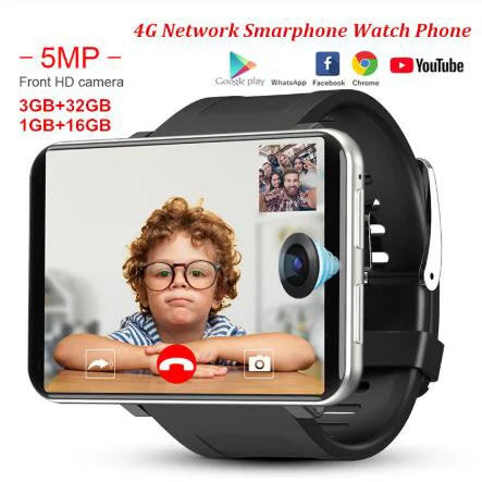 DM100 4G Smartwatch Phone with 2.86" Display – 3GB+32GB