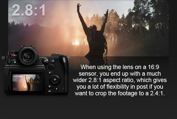 SIRUI Venus 1.6X Anamorphic Lens T2.9 – RF/E/Z/L Mount