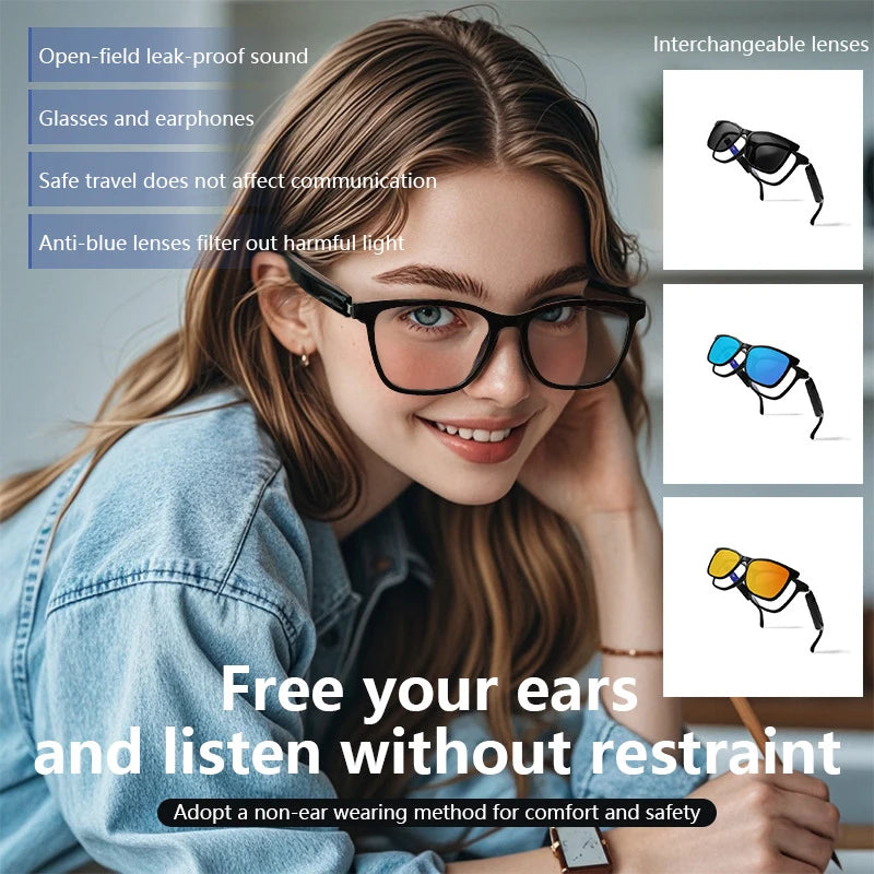 2-in-1 Magnetic Smart Polarized Sunglasses