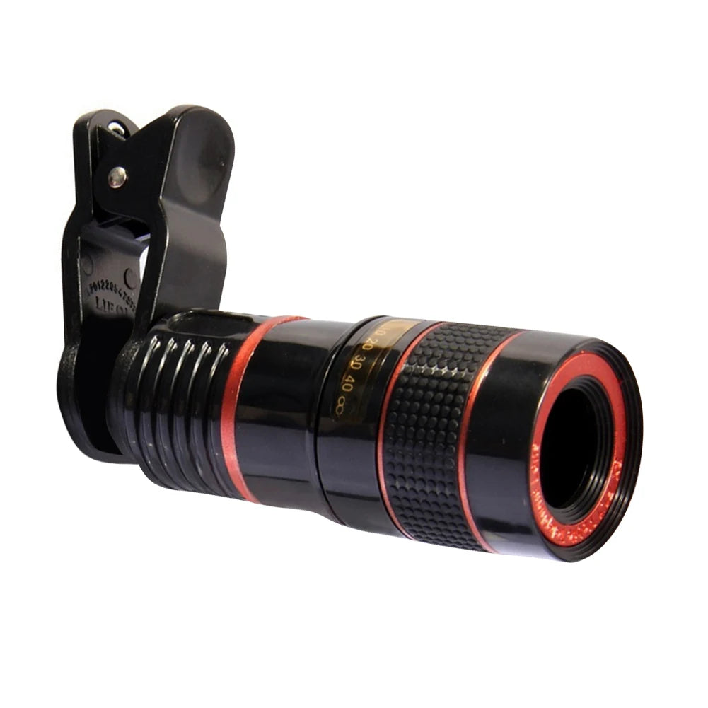 20X Monocular Clip-On Telescope Lens for Phones