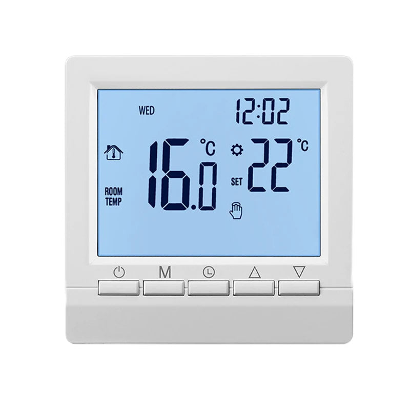 Smart Thermostat Hygrometer with Child Lock & Backlight