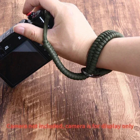 Paracord Braided Camera Wrist Strap for DSLR