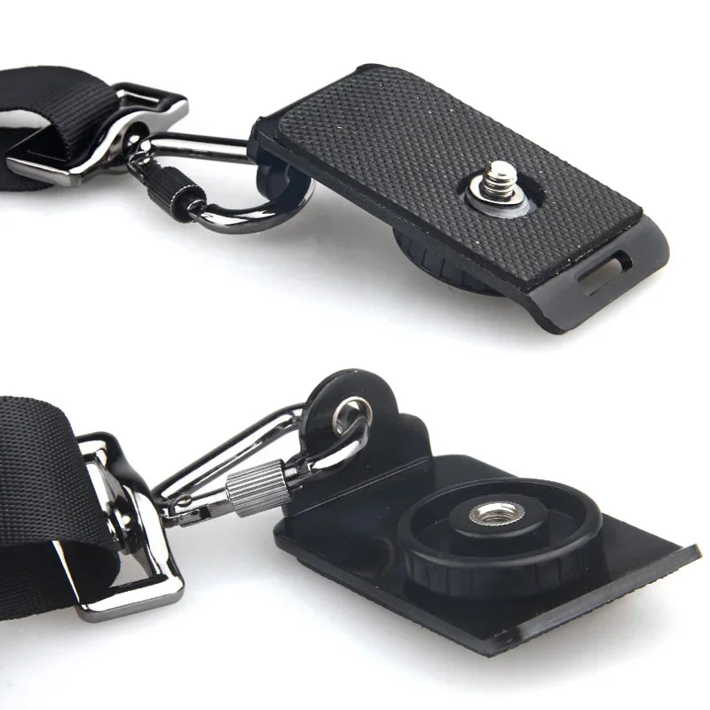 K Dual Shoulder Camera Strap – Quick Release Belt for DSLR & Camcorders