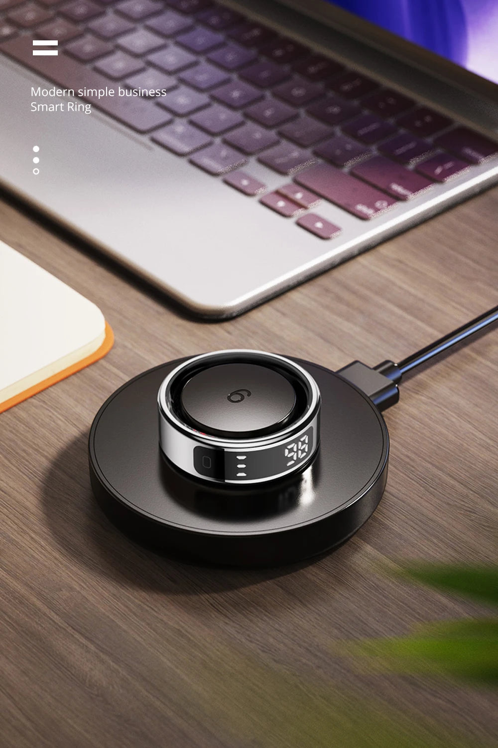 COLMI R12 Smart Ring with Touch Display – 2025