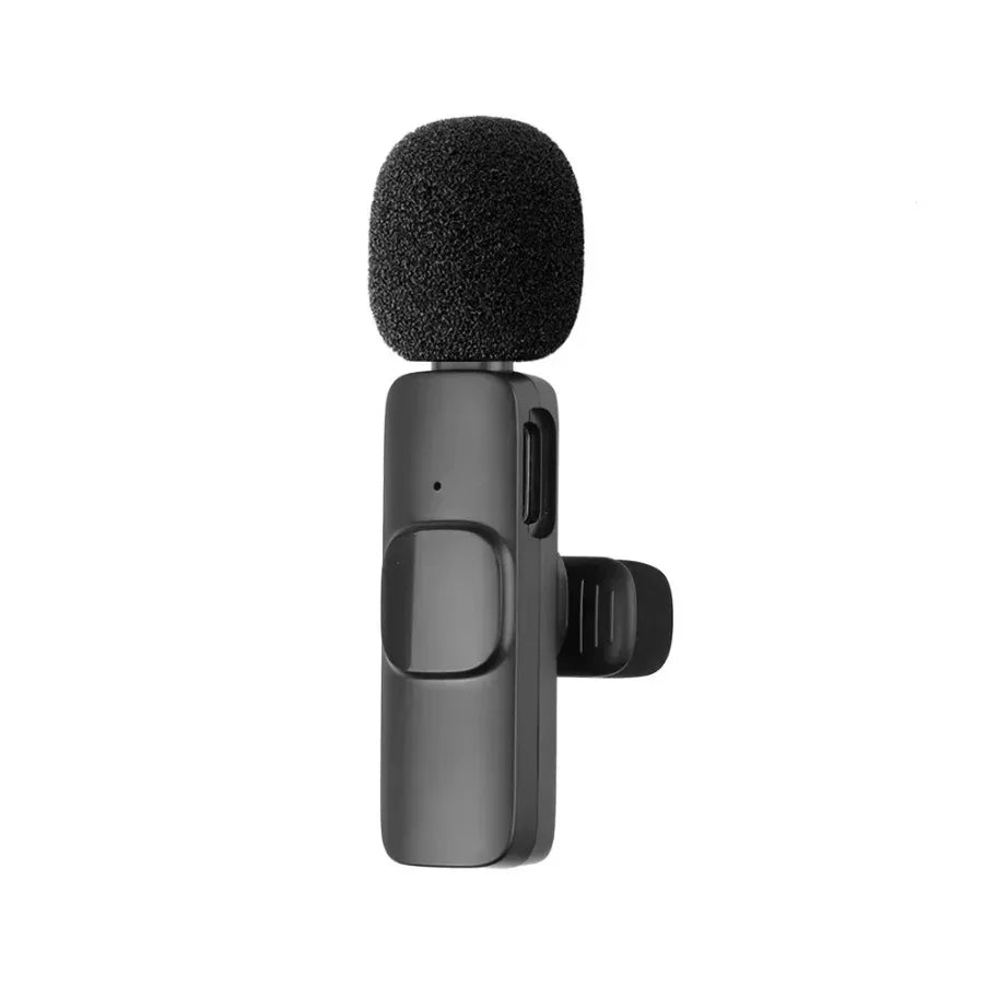 Portable Wireless Lavalier Microphone with Receiver