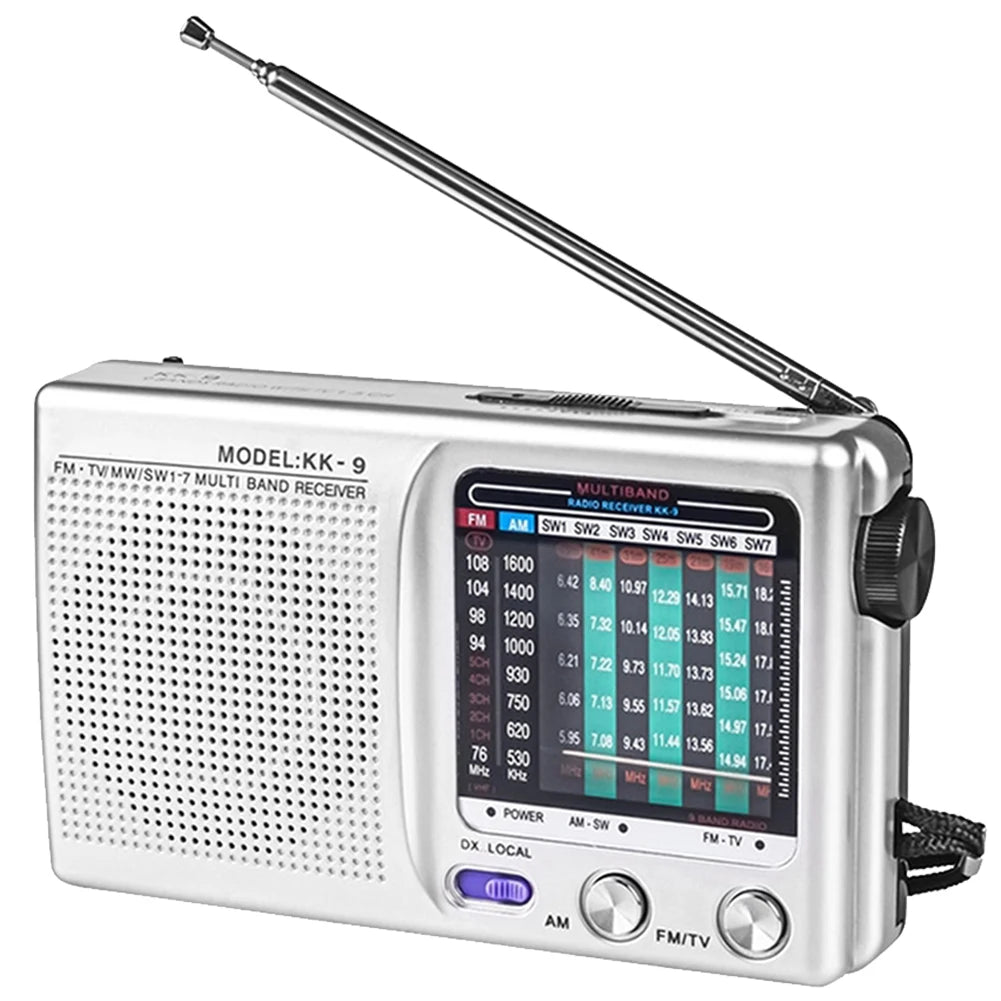 Mini Portable AM/FM/SW Handheld Radio with Speaker