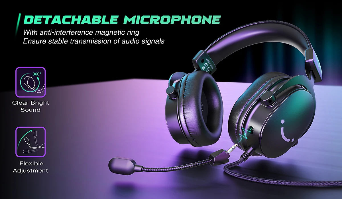 FIFINE Mixer-H9 Gaming Headset – 7.1 Surround Sound