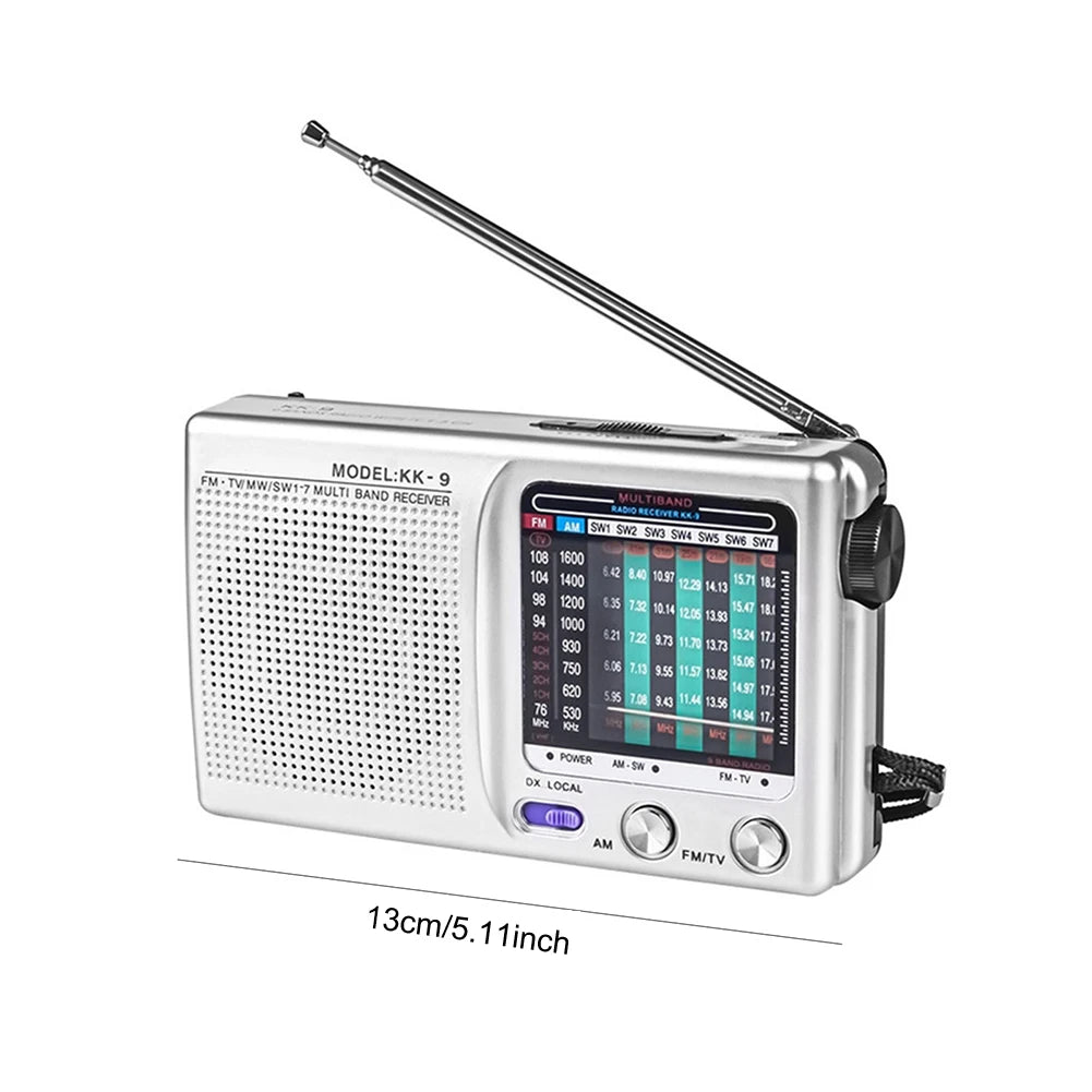 Mini Portable AM/FM/SW Handheld Radio with Speaker