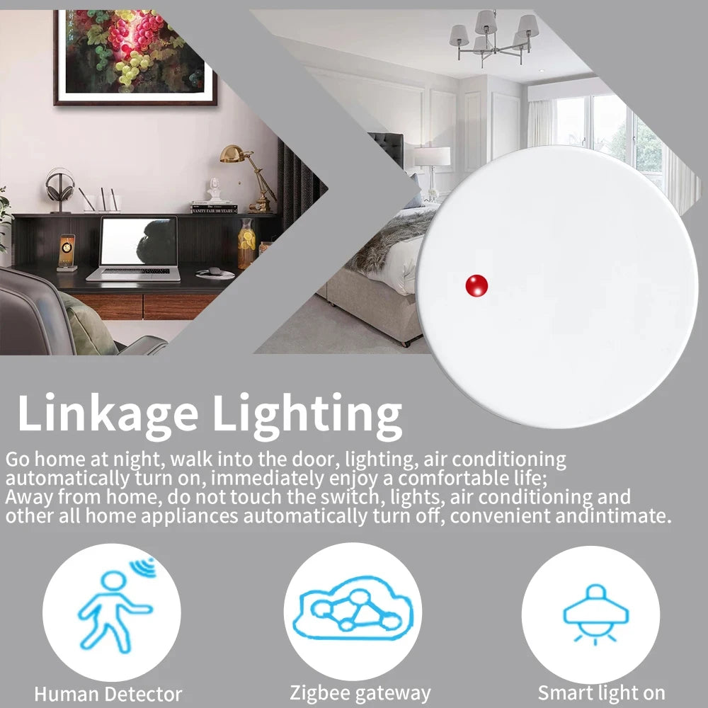ZigBee WiFi mmWave Motion Sensor – Smart Human Presence Detector