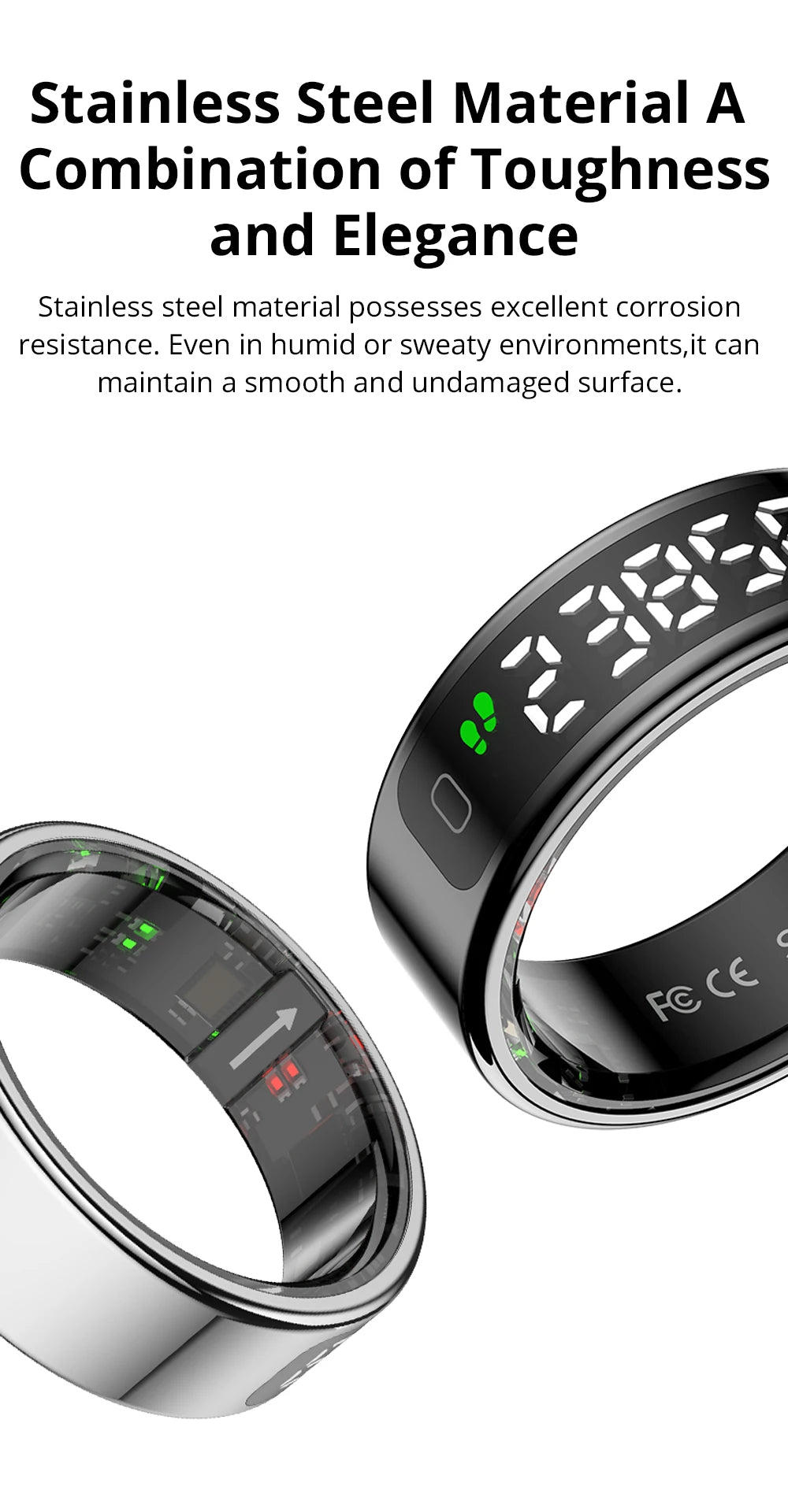 COLMI R12 Smart Ring with Touch Display – 2025