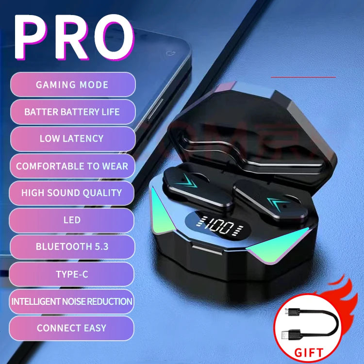 Gaming Wireless Bluetooth Earbuds for Xiaomi & Huawei