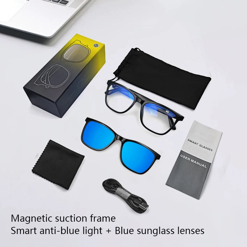 2-in-1 Magnetic Smart Polarized Sunglasses