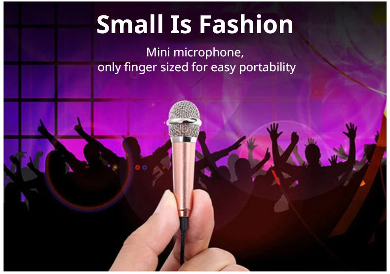 Portable 3.5mm Stereo Studio Mic KT