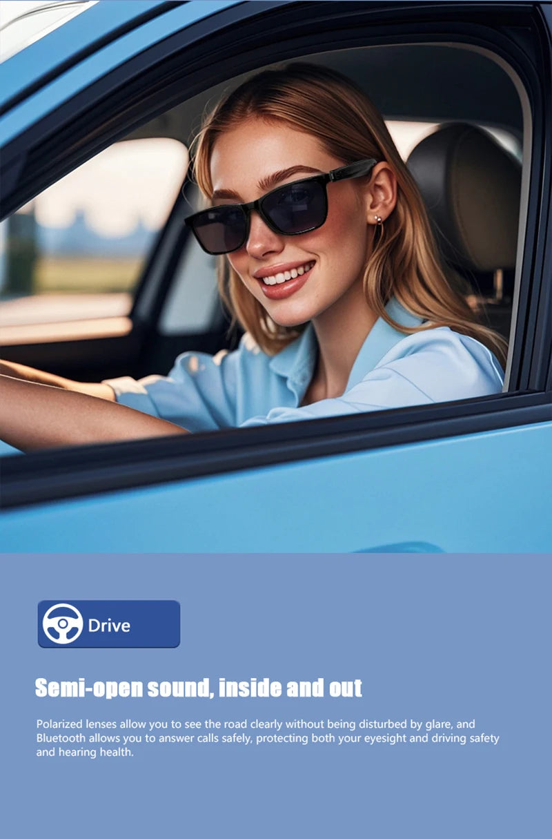 2-in-1 Magnetic Smart Polarized Sunglasses