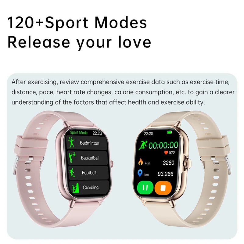 2025 2.01" Smartwatch with Bluetooth & Fitness